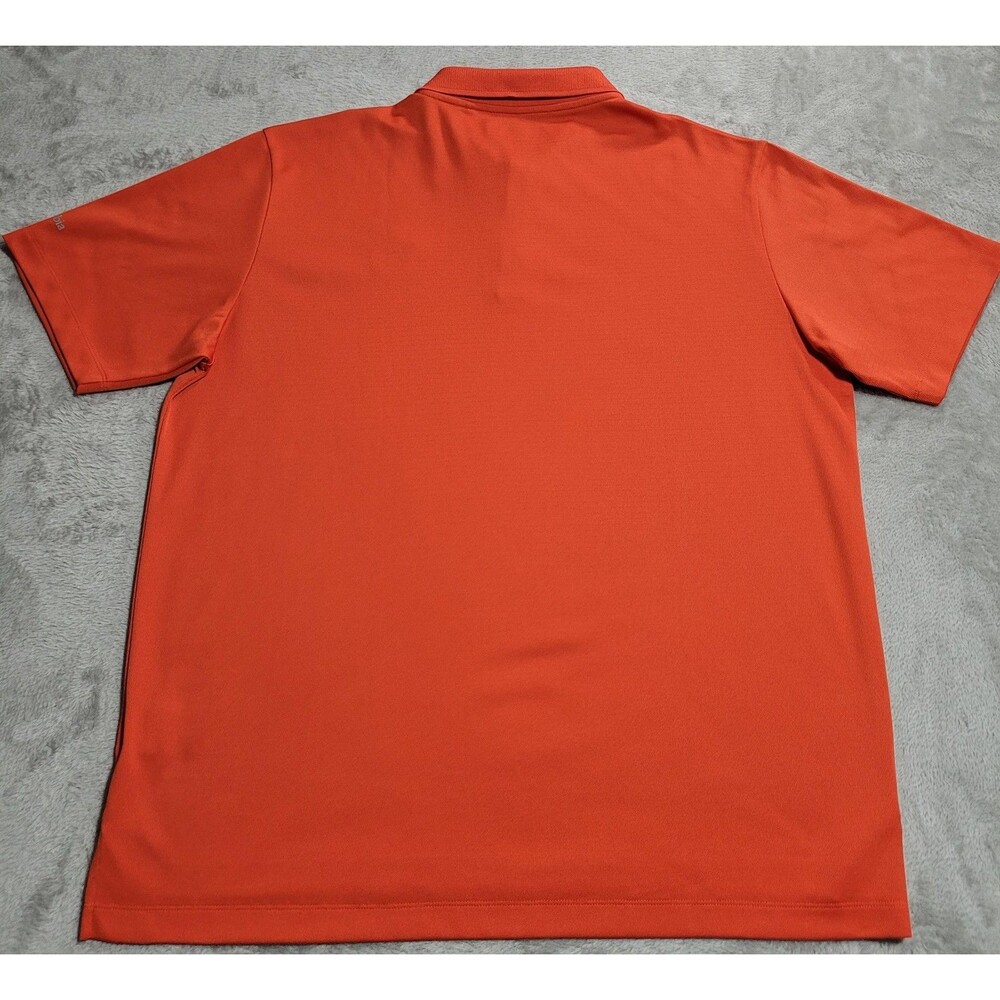 Auburn Tigers Shirt Mens XL Orange NCAA Golf Columbia Omni Wick Polo Performance - Picture 8 of 9